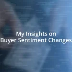 My Insights on Buyer Sentiment Changes